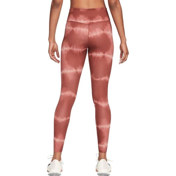 Nike Dri-Fit One Luxe Mid-Rise Oxen Brown Maroon Leggings NWT Small - Picture 3 of 15